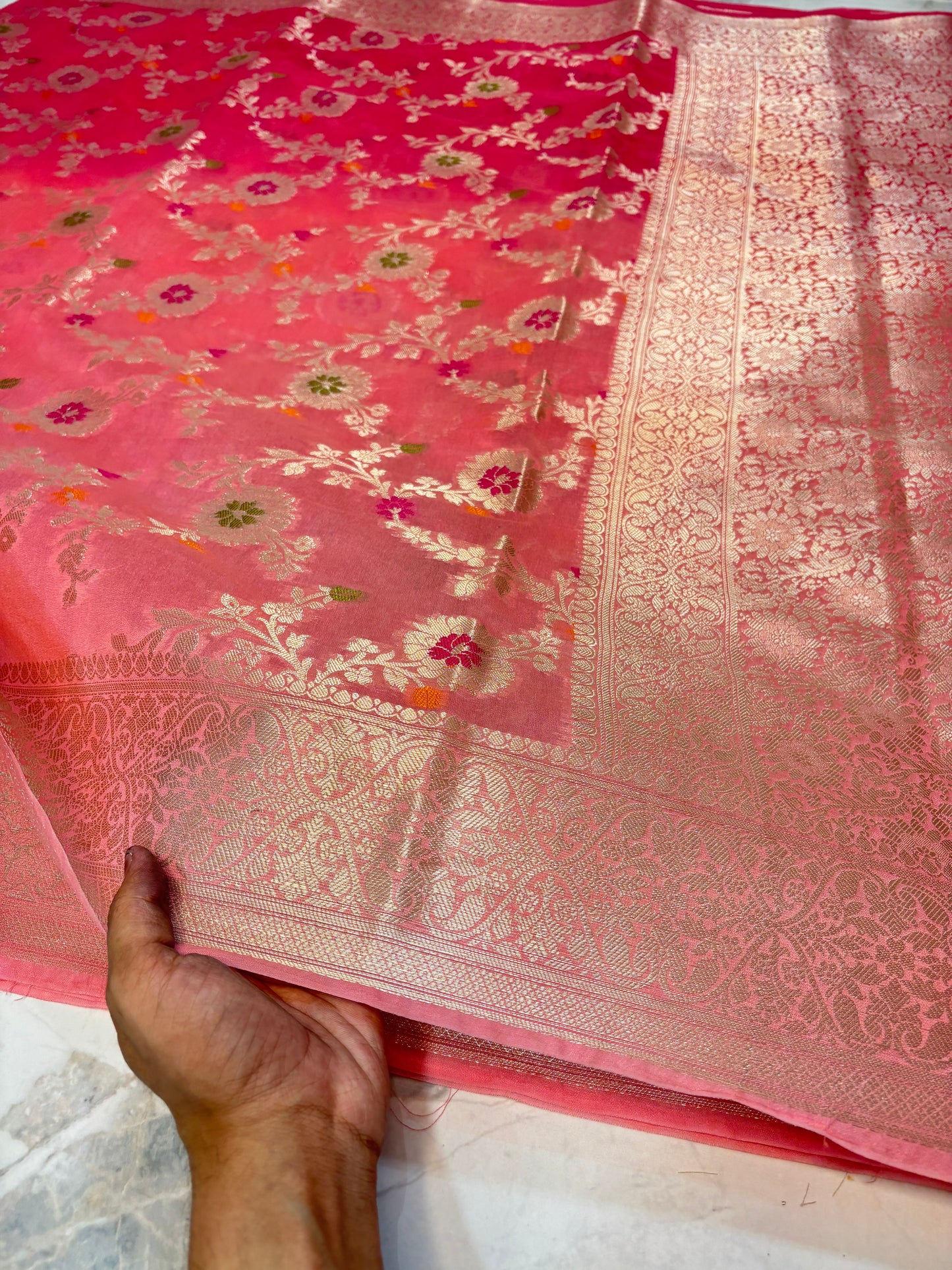 Banarasi Premium Soft Georgette Silk Saree