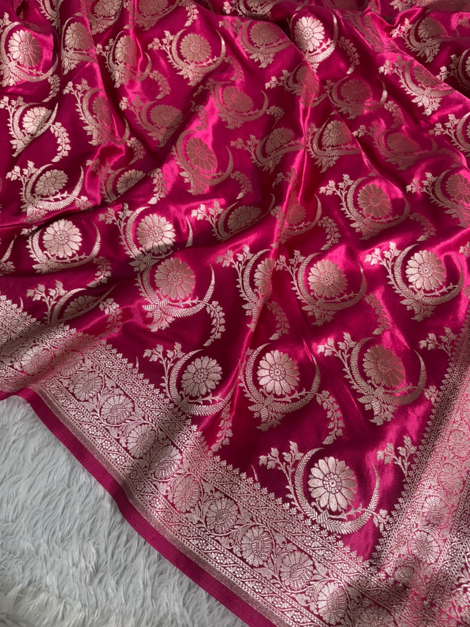 Banarasi Premium Soft Mashru Silk Saree