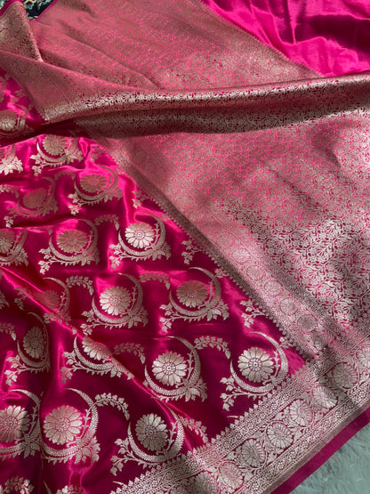 Banarasi Premium Soft Mashru Silk Saree