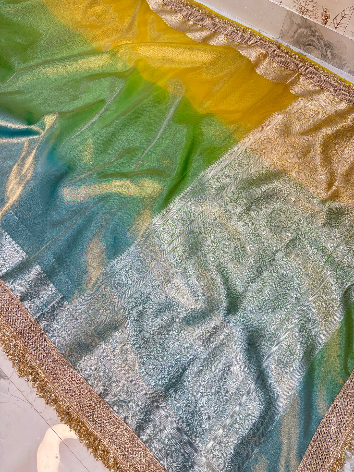 Banarasi Premium Soft Tissue silk saree