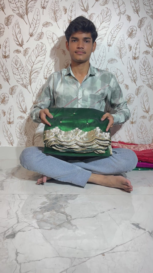 Aari worked Premium Soft Tissue Saree