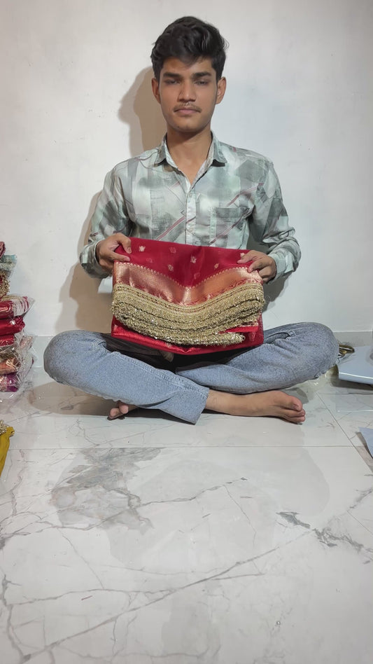 Banarasi Premium Soft Tissue Silk Saree