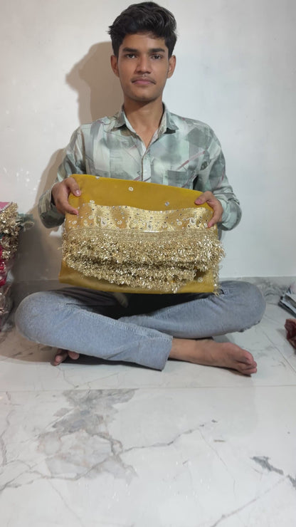 Mirror worked Premium Soft Tissue Saree