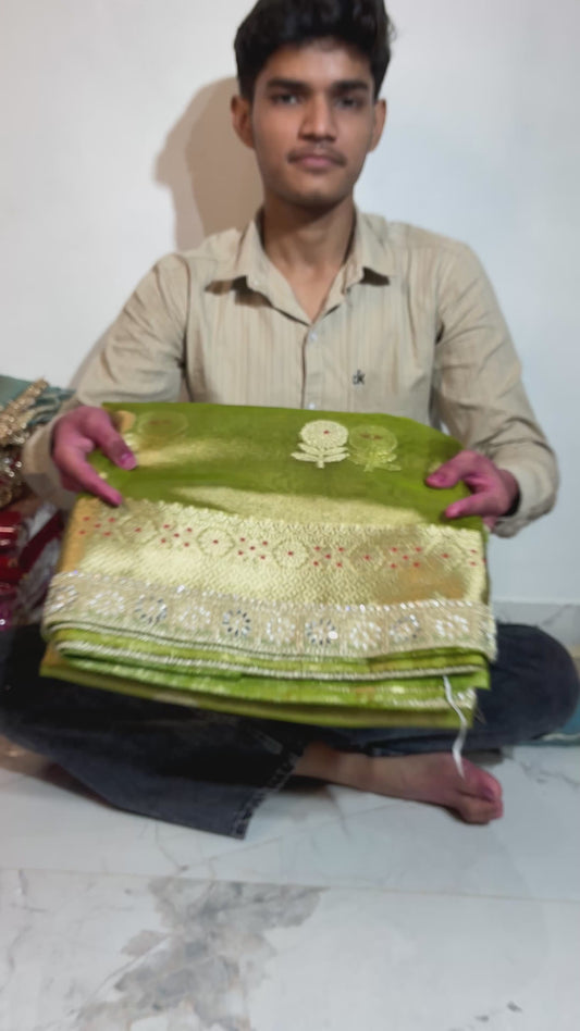 Banarasi Premium Soft Tissue Silk Saree